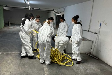 groupe féminines chantier